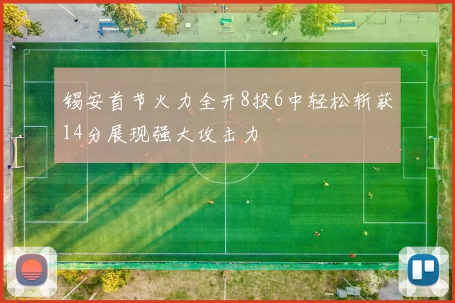 锡安首节火力全开8投6中轻松斩获14分展现强大攻击力
